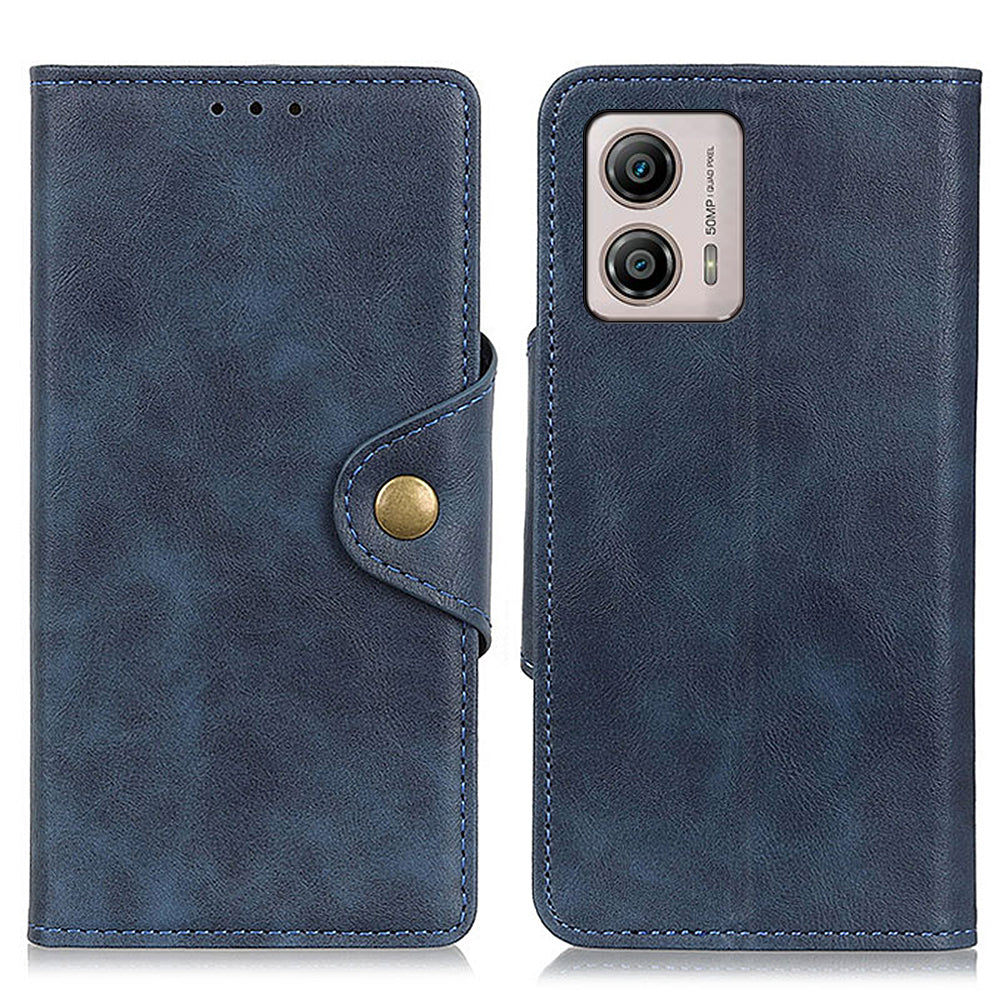 Leather Phone Case for Motorola Moto G53 5G G13 4G G23 4G Magnetic Brass Buckle Wallet Stand Phone Cover Leather Phone Case for Motorola Moto G53 5G G13 4G G23 4G Magnetic Brass Buckle Wallet Stand Phone Cover
